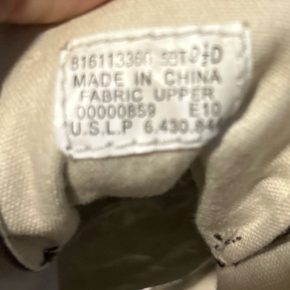 polo Ralph Lauren Chukka Hi Top Polo tan Canvas Sneakers  9.5D main image 4